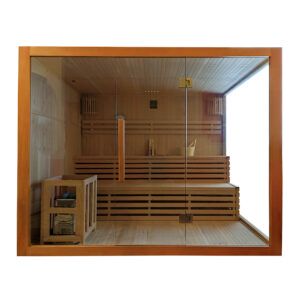 Sauna sucha z piecem MO-EA4 220 x 200 x 200 cm