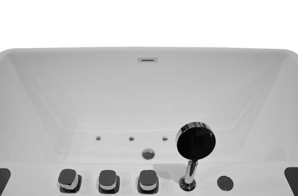 MUE-1702 Wanna łazienkowa SPA z hydromasażem 170x87x61cm