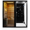 MO-1752B LEWA TRIO, sauna sucha, parowa i kabina prysznicowa 180X110X223CM 13