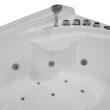MO-1615W Wanna łazienkowa SPA z hydromasażem 165X145X72cm