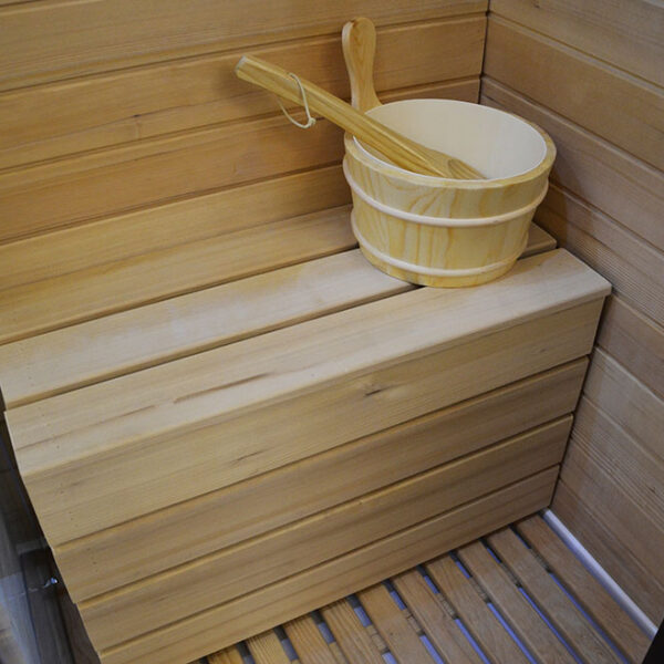 MO-1752B PRAWA TRIO, sauna sucha, parowa i kabina prysznicowa 180X110X223cm