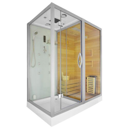 MO-1752W PRAWA TRIO, sauna sucha, parowa i kabina prysznicowa 180X110X223CM 34