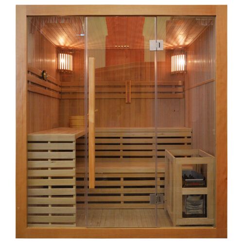 MO-EA4 Sauna sucha z piecem 180X160X200CM 6 kW 17