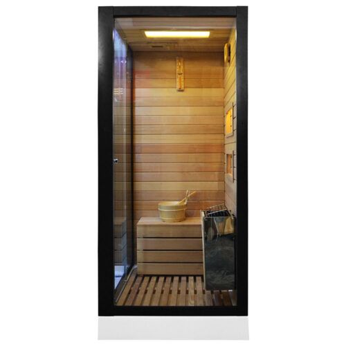 MO-1752B PRAWA TRIO, sauna sucha, parowa i kabina prysznicowa 180X110X223CM 2