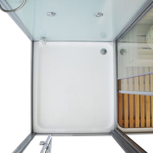 MO-1752W PRAWA TRIO, sauna sucha, parowa i kabina prysznicowa 180X110X223CM 7