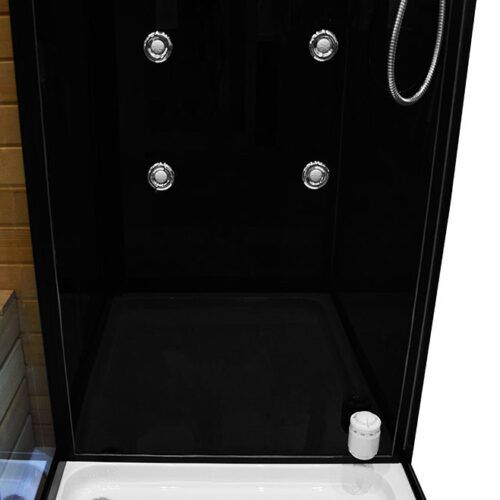 MO-1752B LEWA TRIO, sauna sucha, parowa i kabina prysznicowa 180X110X223CM 6