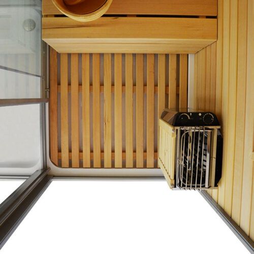 MO-1752W PRAWA TRIO, sauna sucha, parowa i kabina prysznicowa 180X110X223CM 8