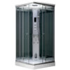 MUE-AS1010 z lustrami Kabina prysznicowa z hydromasażem i sauną parową 100X100X217CM 1