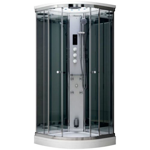 MUE-AF1111 z lustrami Kabina prysznicowa z hydromasażem i sauną parową 110X110X217CM 1