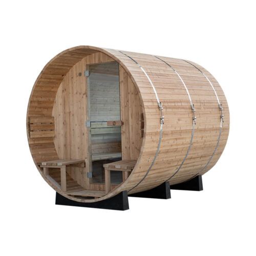 MO-2124 sauna ogrodowa BECZKA 240cm X r. 210cm 4